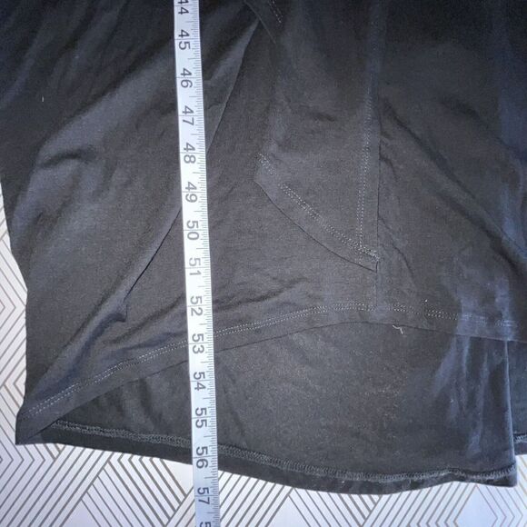 ASOS‎ Design Curve Dress Sz 20 Black Draped Crossover Neck Midi Tapered - Picture 14 of 14